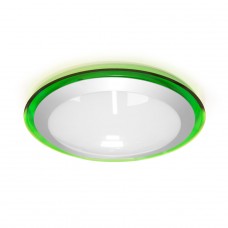 Накладной светодиодный светильник У0000000513 ALR-16 AC170-265V 16W d330мм*H70мм Холодный белый 1400lm (Зеленый корпус)