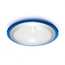 Накладной светодиодный светильник У0000000561 ALR-16 AC170-265V 16W d330мм*H70мм Холодный белый1400lm (Синий корпус)